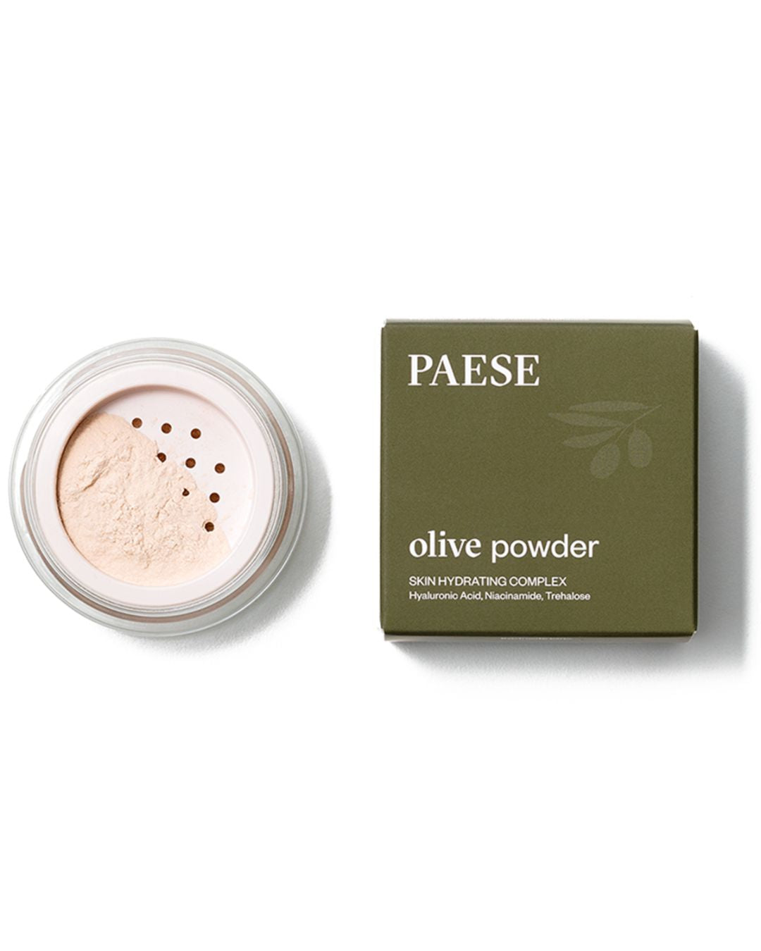 Розсипчаста зволожуюча пудра Paese Olive Powder