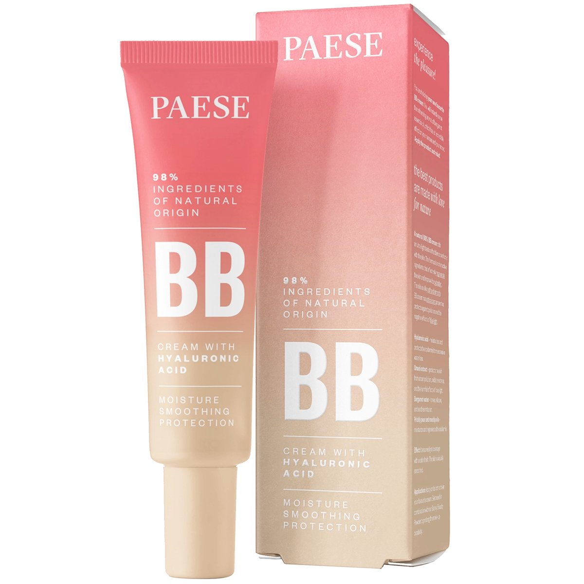 Тональний крем з гіалуроновою кислотою Paese BB Cream Hyaluronic Acid