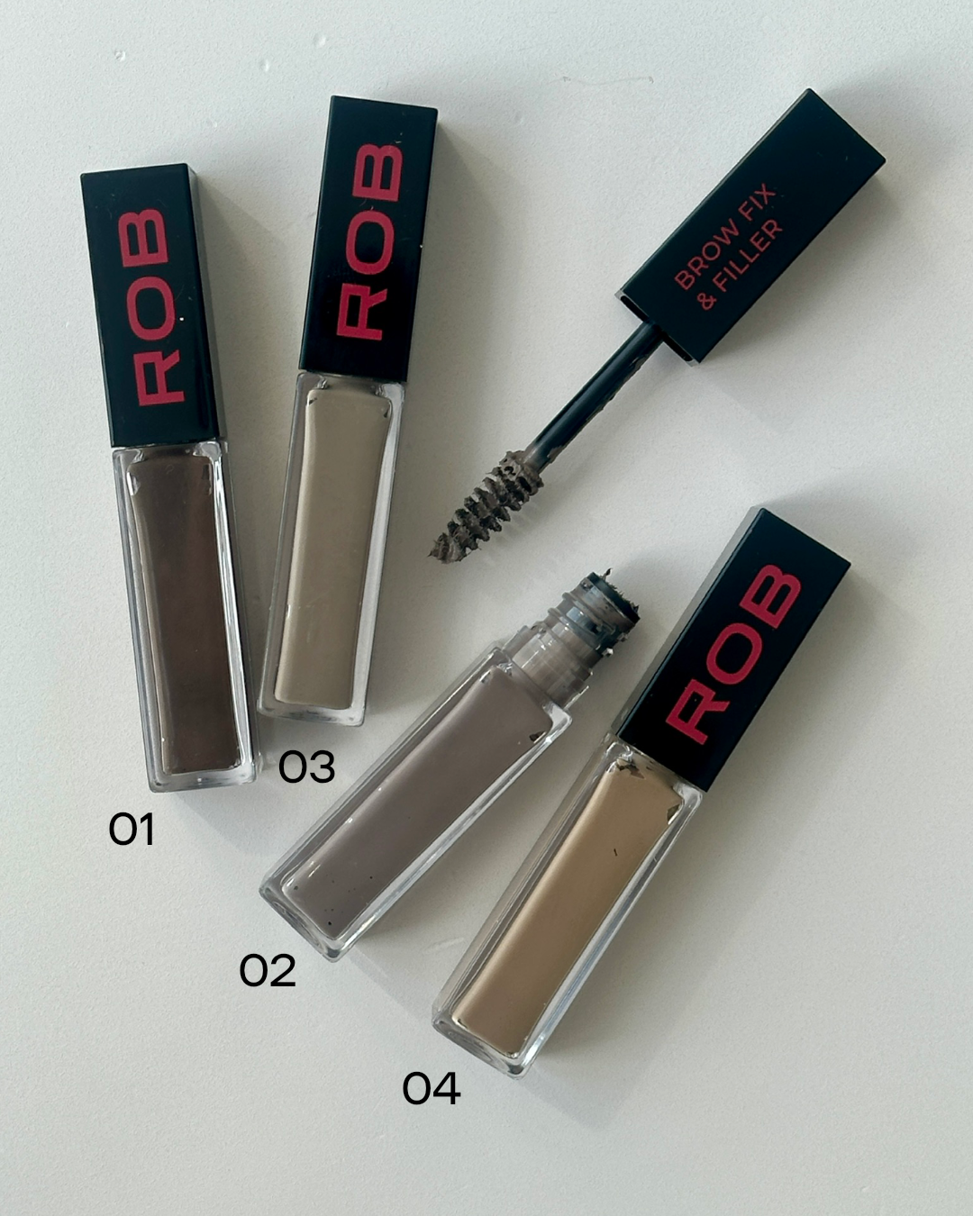 Гель для вкладання брів з відтінком і фіксацією Rob Fix&Filler