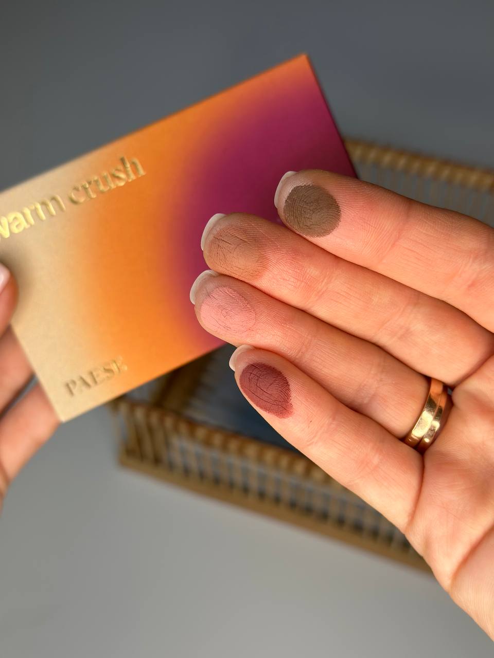 Палітра тіней Paese Warm Crush