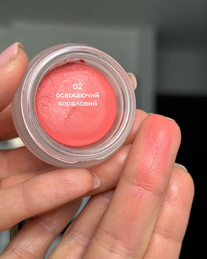 Кремові румʼяна Paese Creamy Blush Kissed