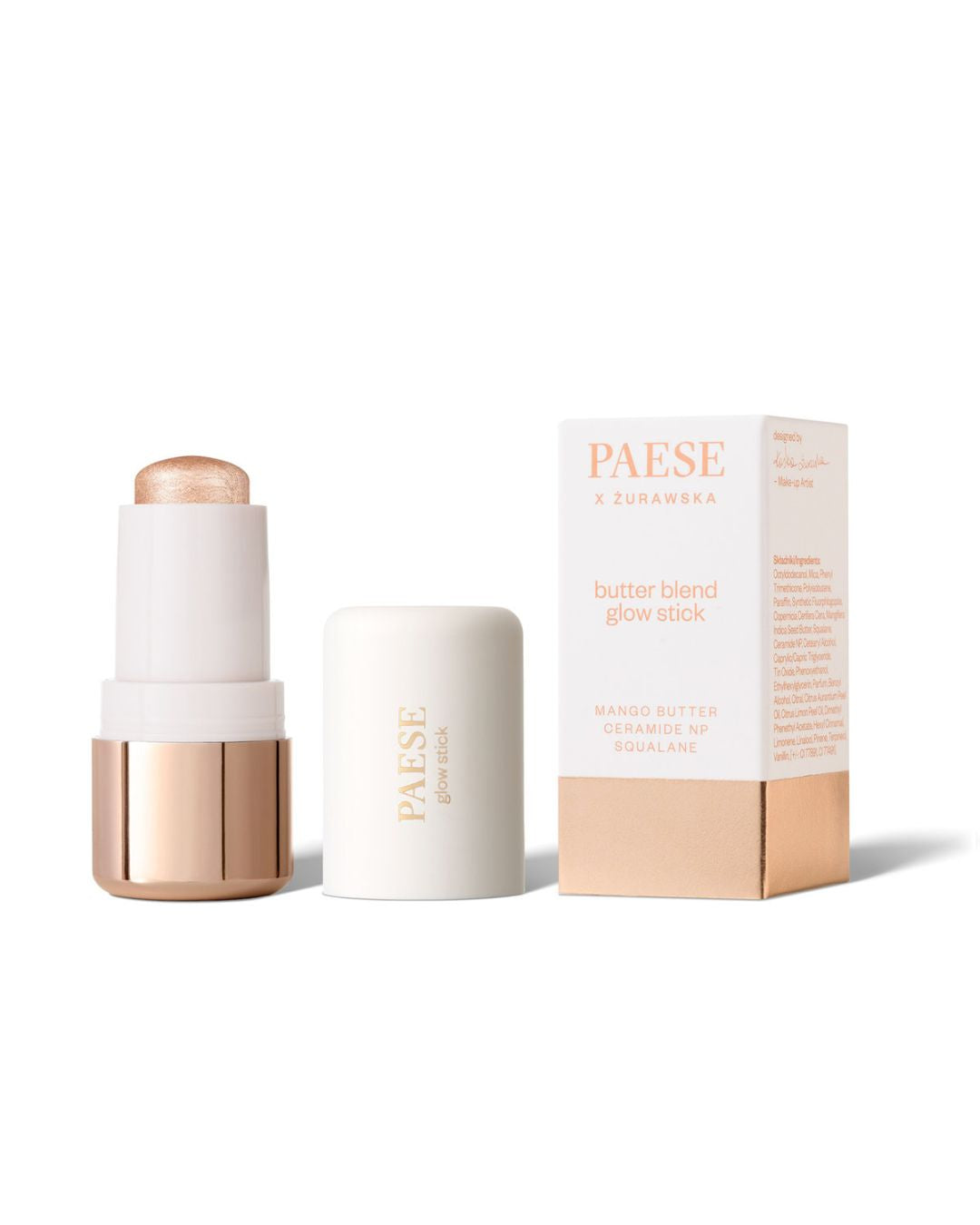 Кремовий хайлайтер у стіку Paese BUTTER BLEND Glow Stick 01 Fresco