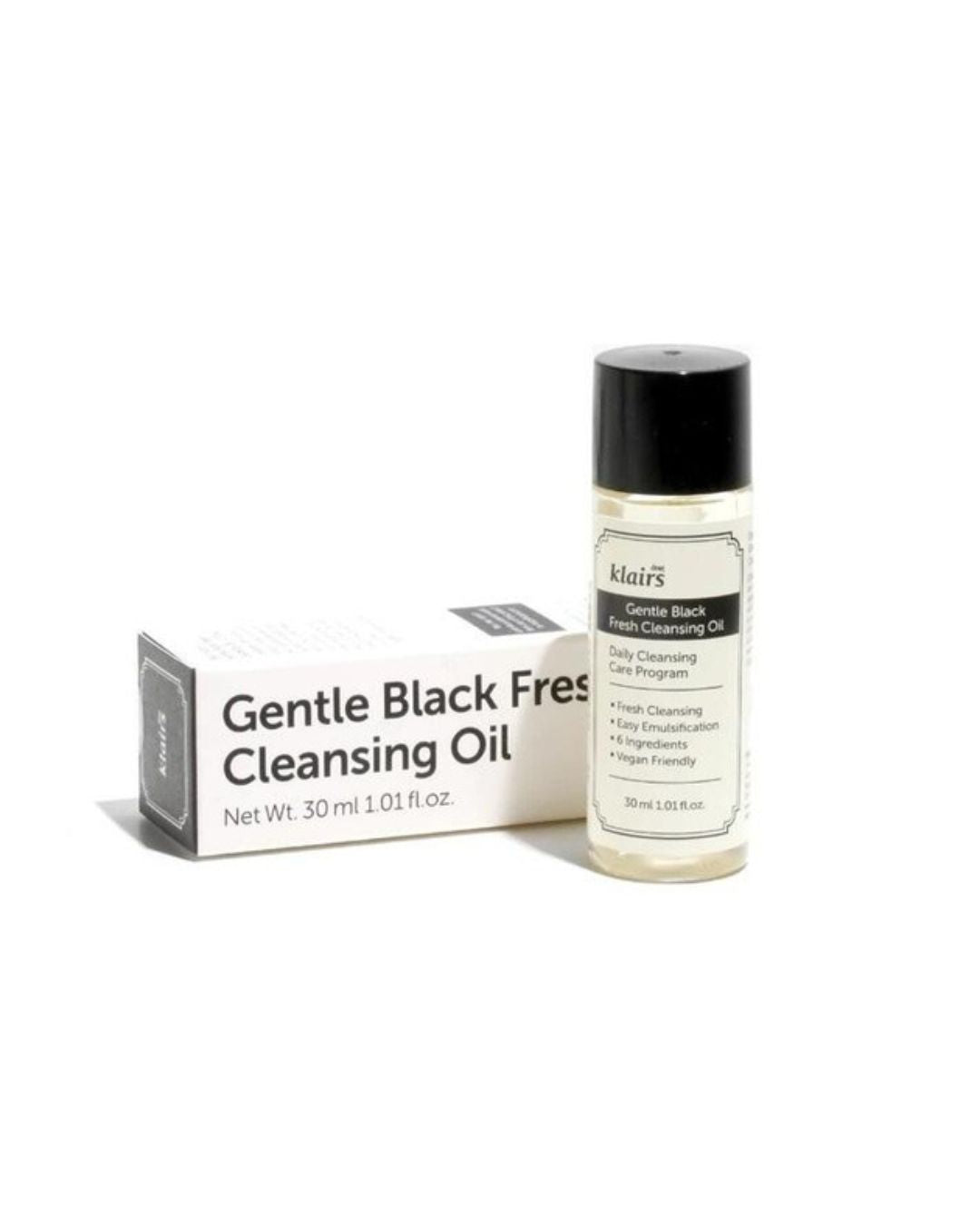 Гідрофільна олія для делікатного очищення DEAR, KLAIRS Gentle Black Fresh Cleansing Oil