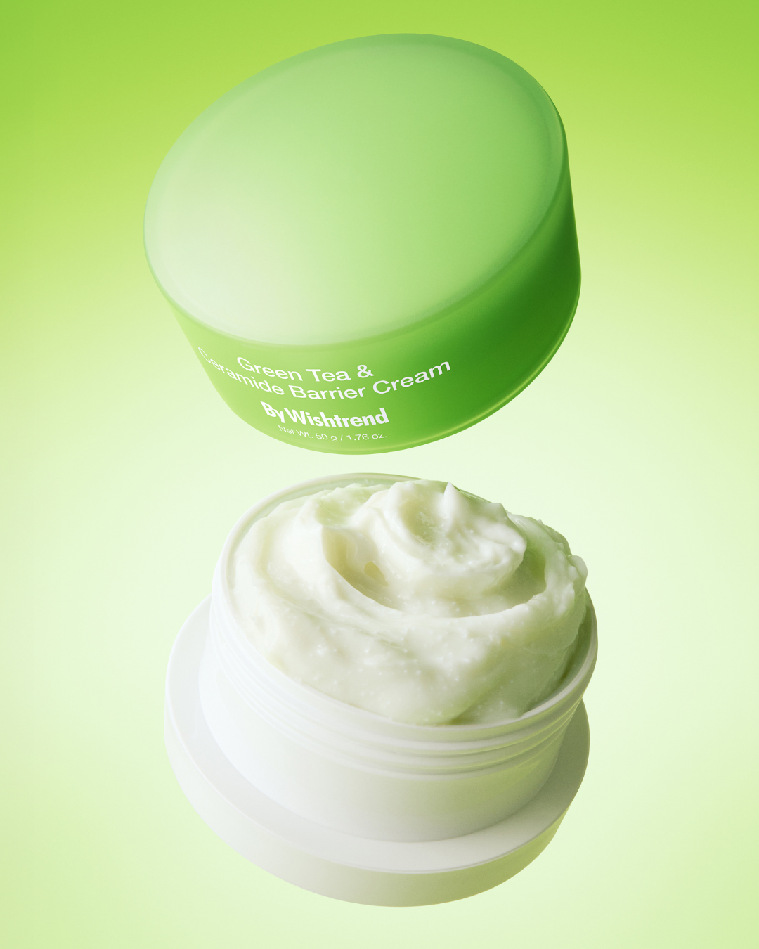 Відновлювальний крем із зеленим чаєм та церамідами BY WISHTREND Green Tea &amp; Ceramide Barrier Cream