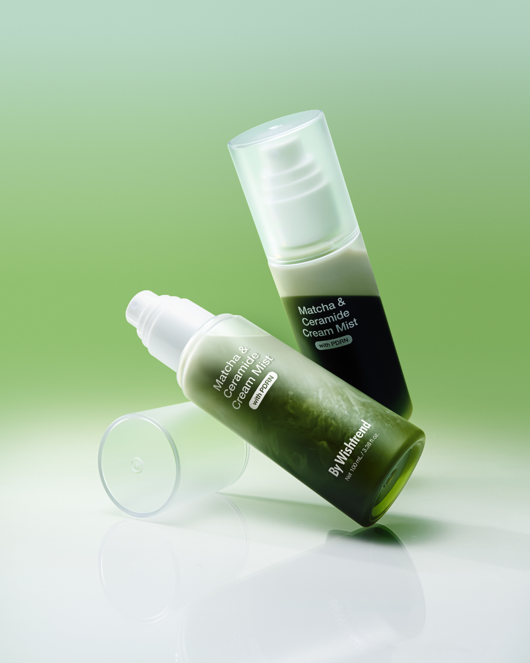 Зволожувальний крем-міст з матчею та церамідами  By Wishtrend Matcha &amp; Ceramide Cream Mist