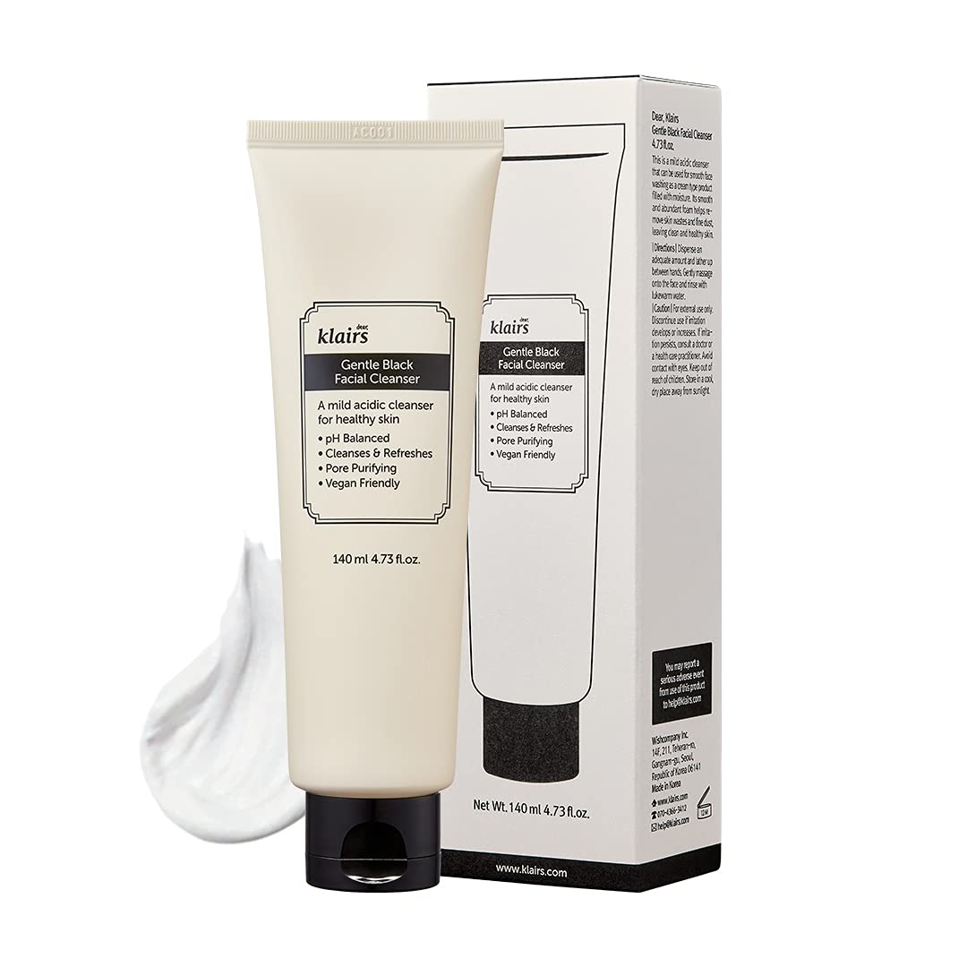 Засіб для делікатного очищення обличчя Dear, Klairs Gentle Black Facial Cleanser