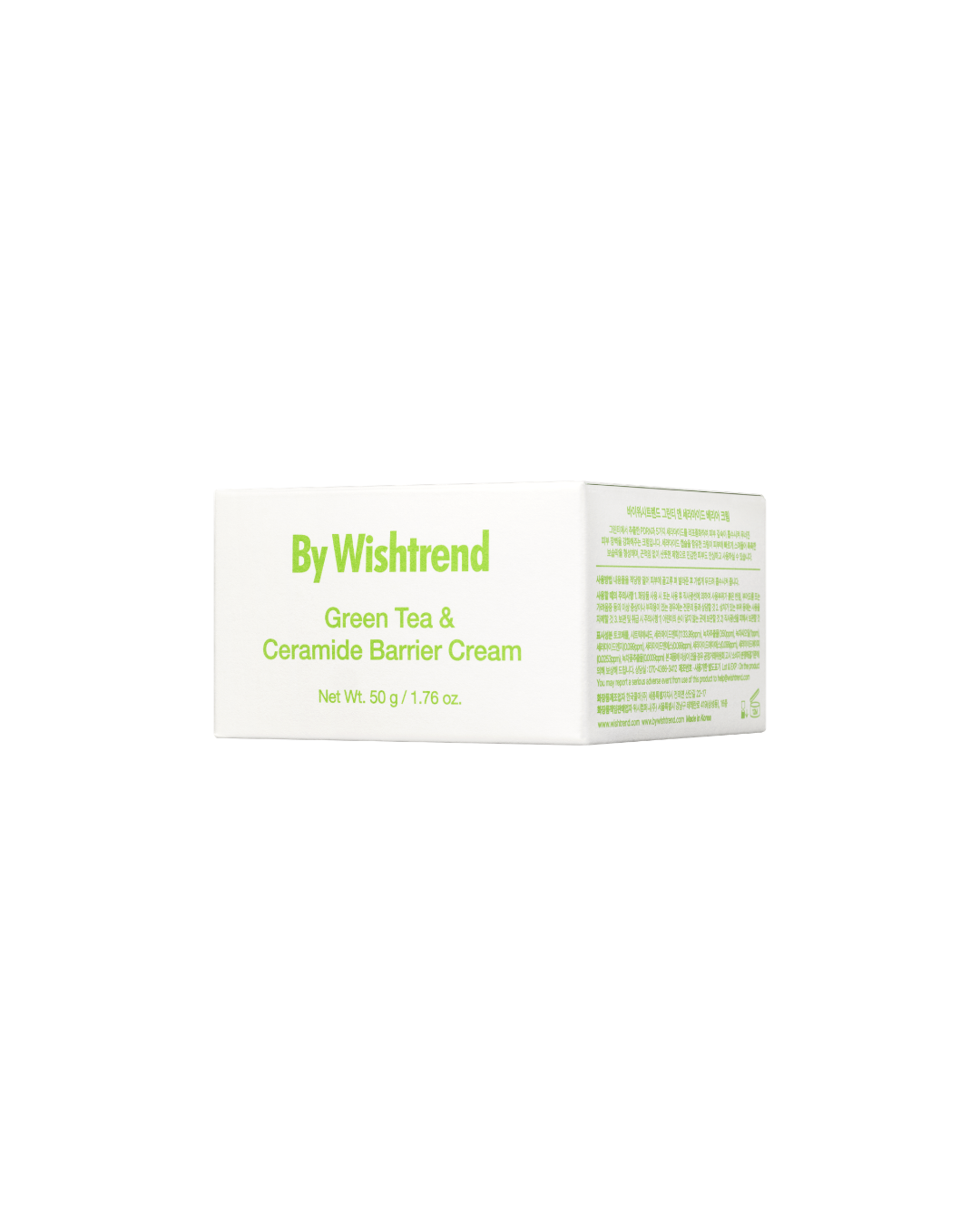 Відновлювальний крем із зеленим чаєм та церамідами BY WISHTREND Green Tea &amp; Ceramide Barrier Cream