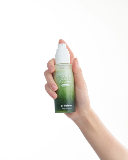 Зволожувальний крем-міст з матчею та церамідами  By Wishtrend Matcha &amp; Ceramide Cream Mist