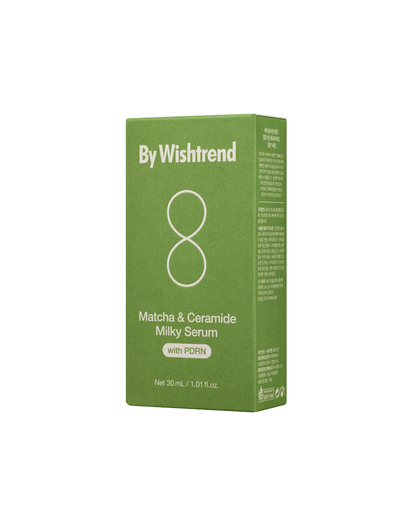 Відновлююча сироватка з матчею та церамідами By Wishtrend Matcha &amp; Ceramide Milky Serum