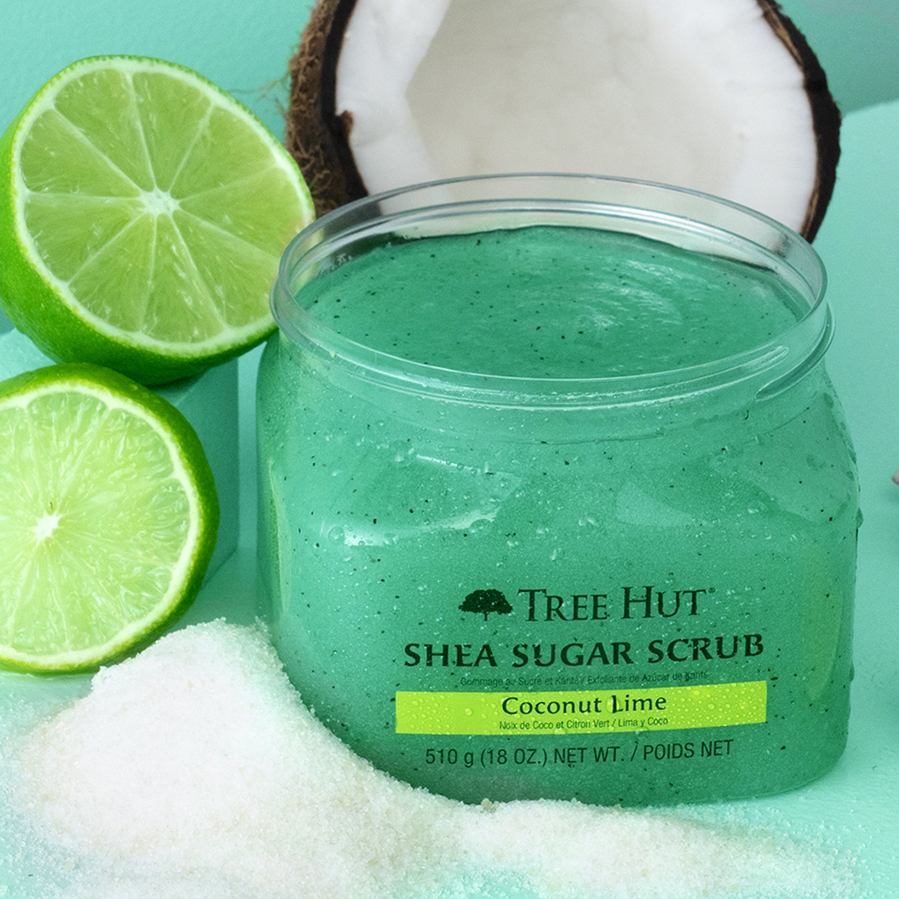 Цукровий скраб для тіла Coconut Lime Tree Hut