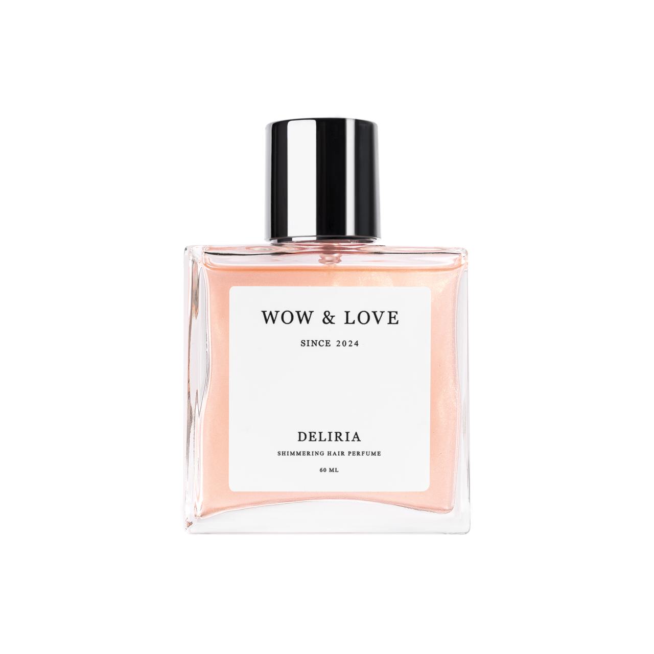 Парфум-догляд для волосся з шимером Wow&amp;Love Deliria