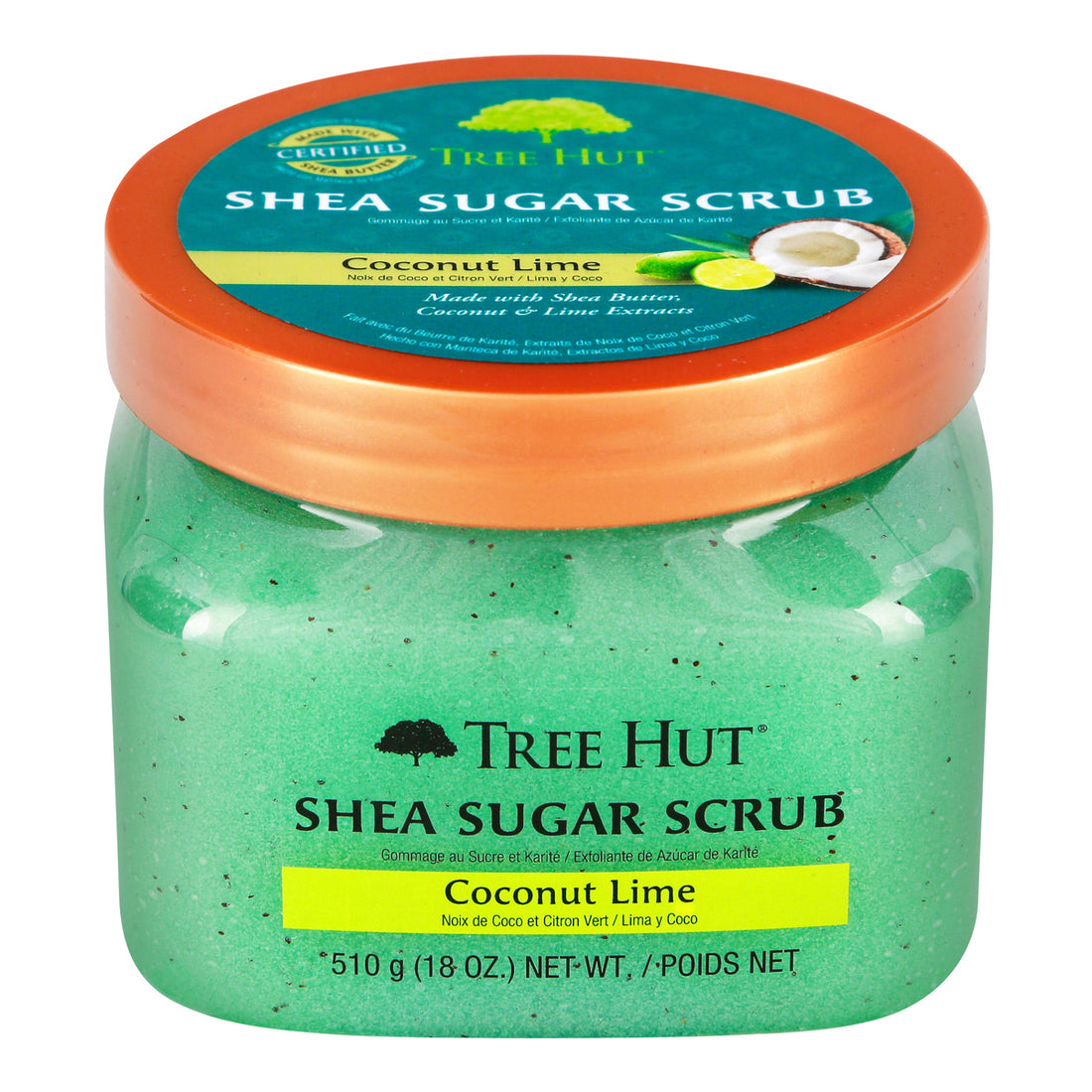 Цукровий скраб для тіла Coconut Lime Tree Hut