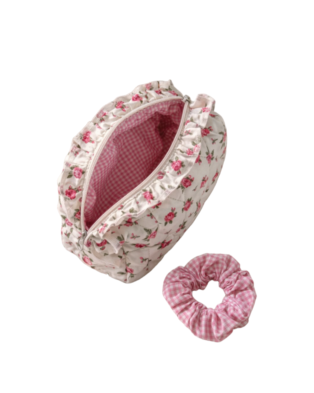 Косметичка квітчаста з рюшами Kvituchi