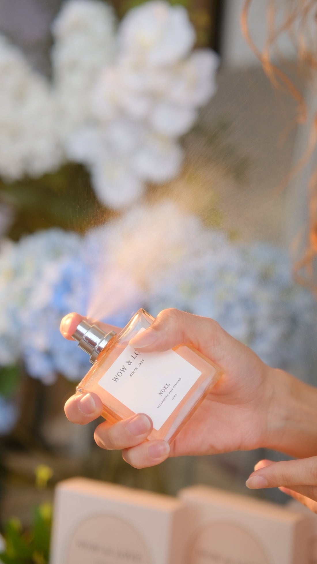 Парфум-догляд для волосся з шимером Wow&amp;Love Noel