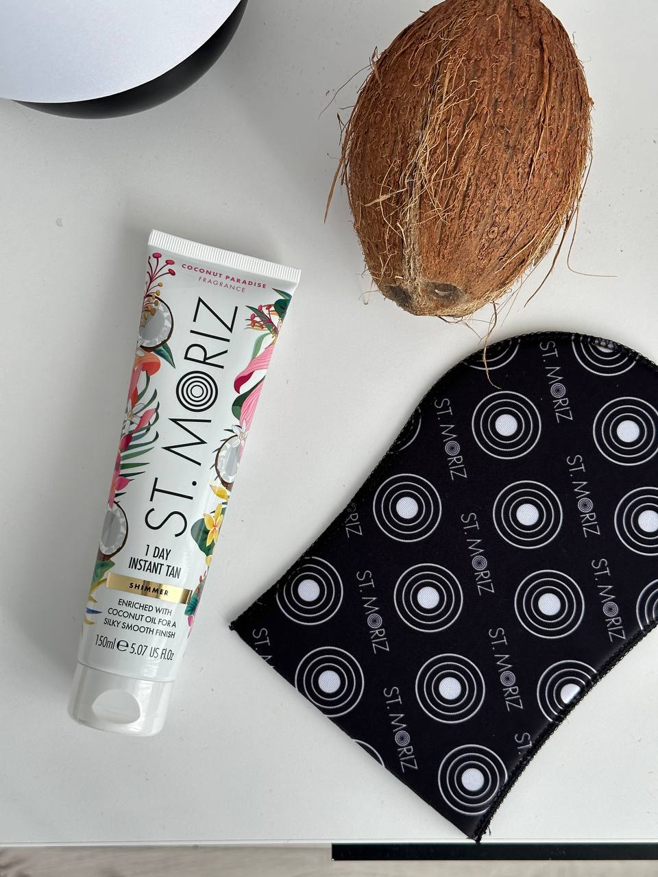 Бронзатор з легким ефектом засмаги St Moriz Shimmer 1 Day Tan Coconut Paradise