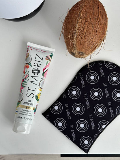 Бронзатор з легким ефектом засмаги St Moriz Shimmer 1 Day Tan Coconut Paradise